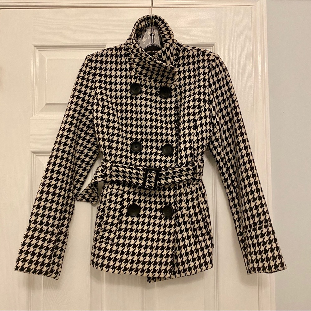 Guess Houndstooth Jacket